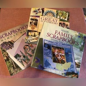Set of 3 Hardcover Memory Makers Scrapbook catalog Idea books